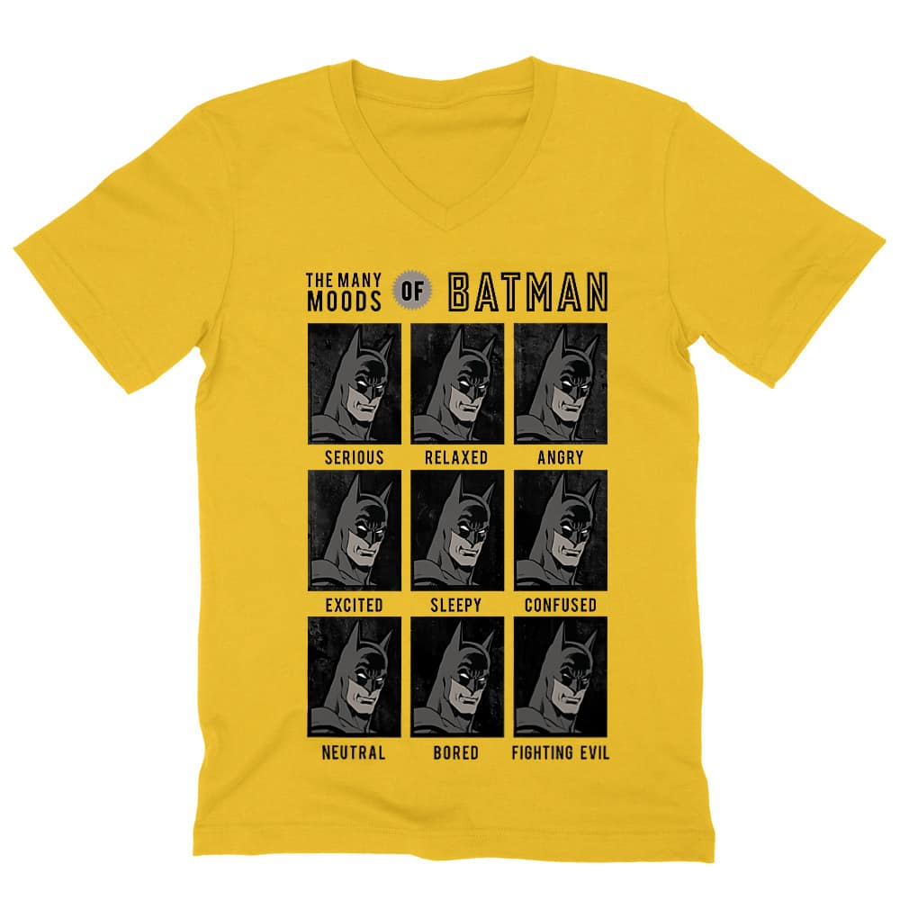 Batman moods Férfi V-nyakú Póló