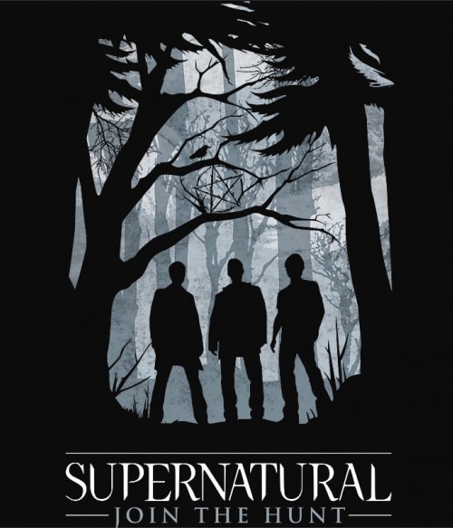 Supernatural forest silhouette Fantasy Sorozat Pólók, Pulóverek, Bögrék - Sorozatos