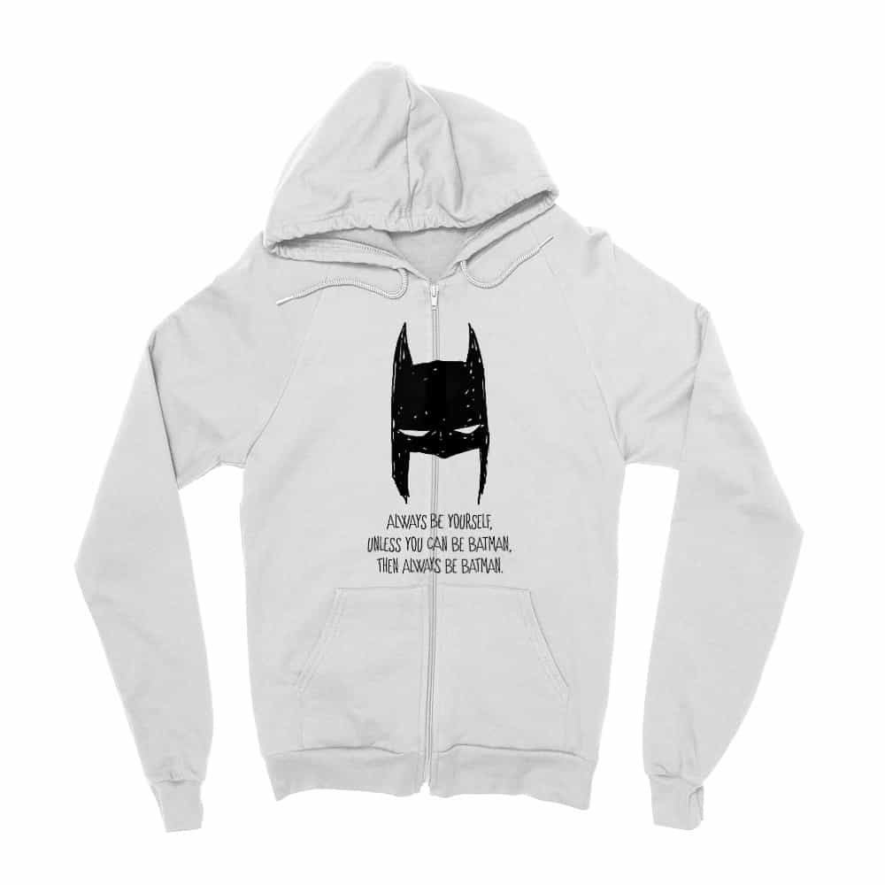 Always be Batman Zipzáros Pulóver