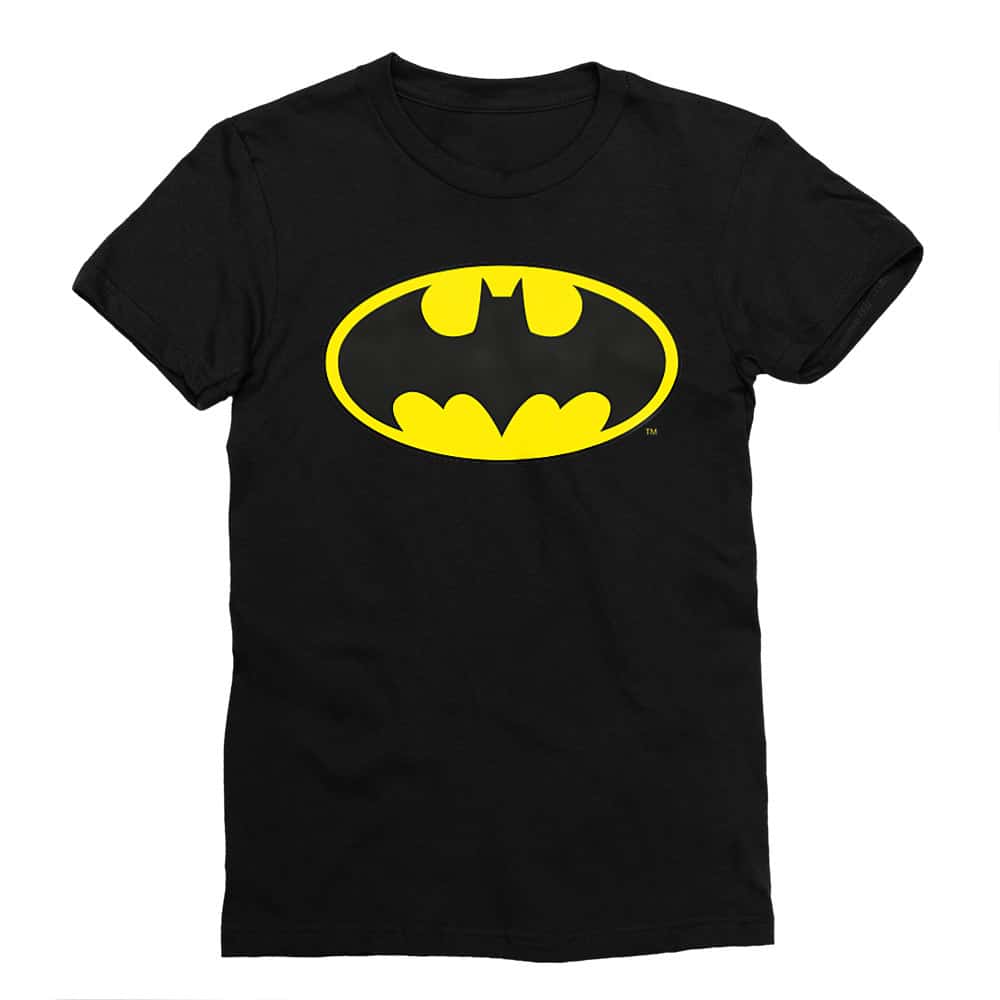 Batman classic logo Férfi Testhezálló Póló