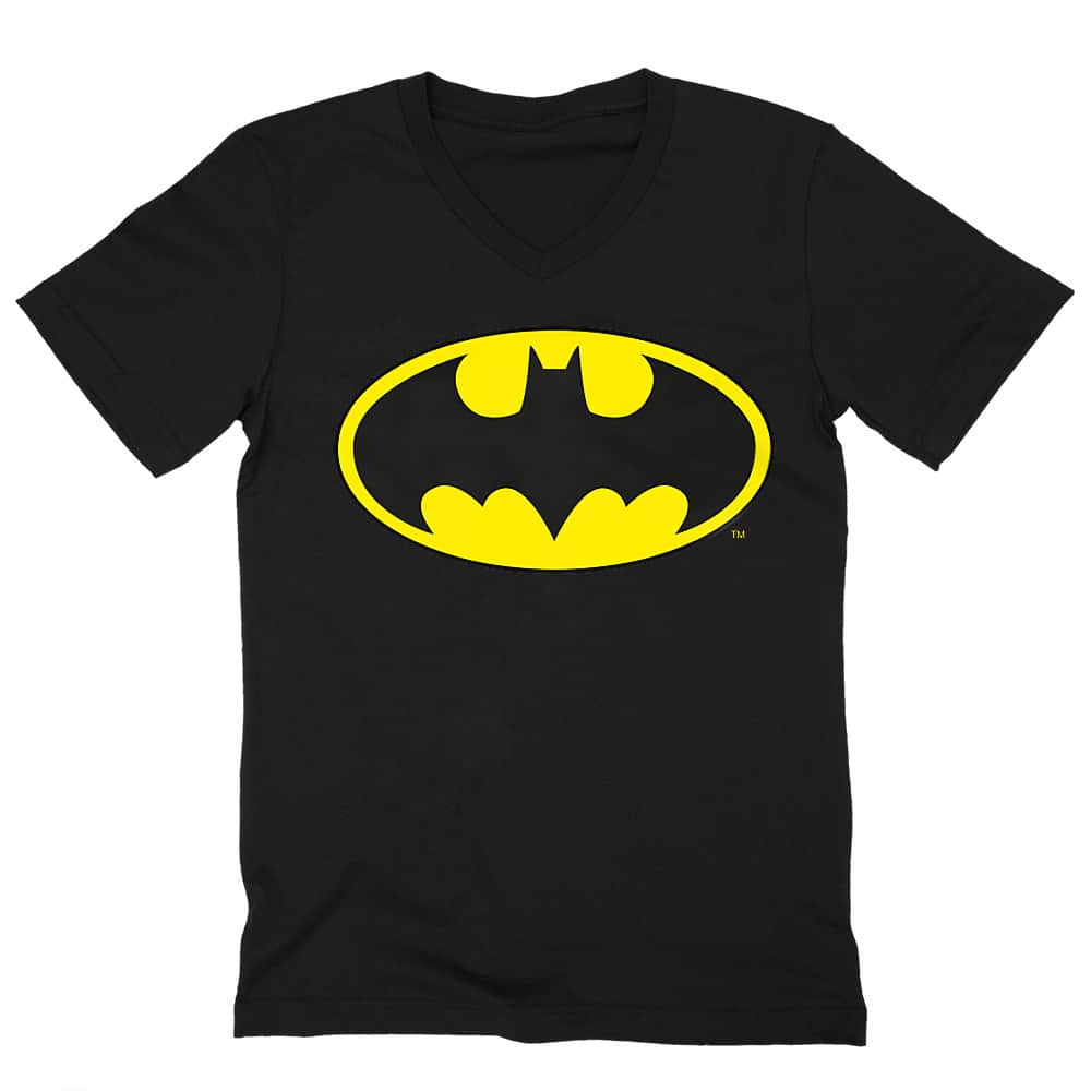 Batman classic logo Férfi V-nyakú Póló