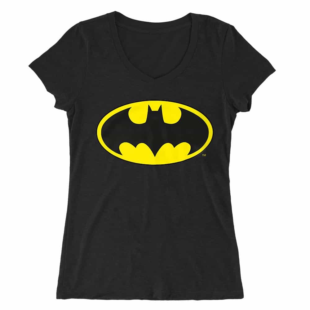 Batman classic logo Női V-nyakú Póló