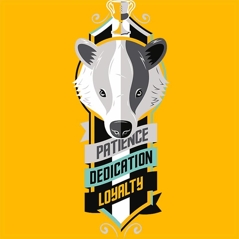 Hufflepuff values - Design preview