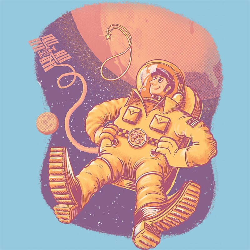 Howard the astronaut