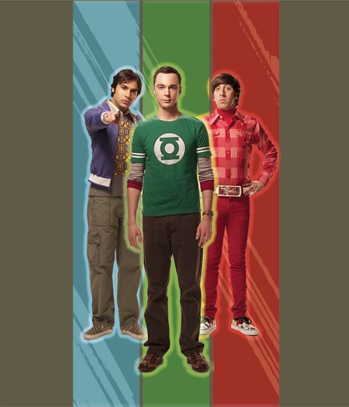 Sheldon Stripe Agymenők Pólók, Pulóverek, Bögrék - Sorozatos