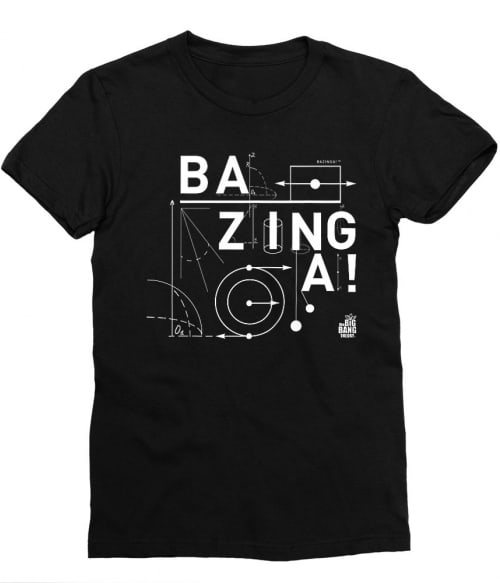 Bazinga Physics Póló - Ha The Big Bang Theory rajongó ezeket a pólókat tuti imádni fogod!