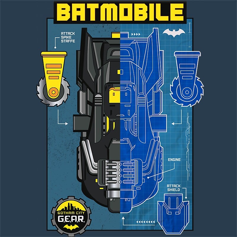 Batmobile Blueprint