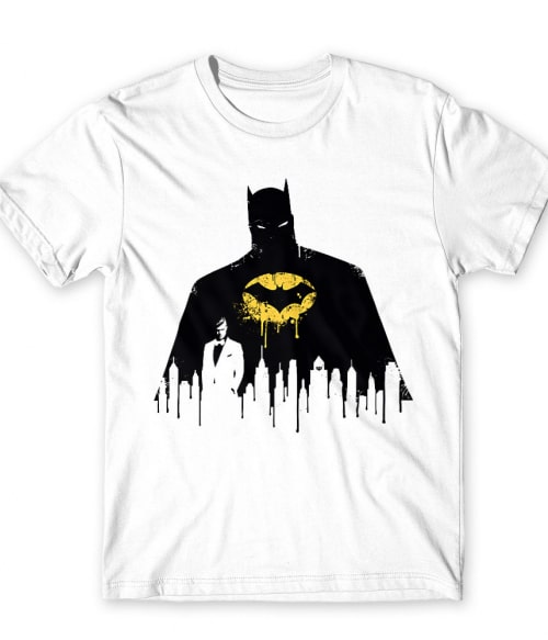 Batman Gotham Silhouette Batman Póló - Filmes