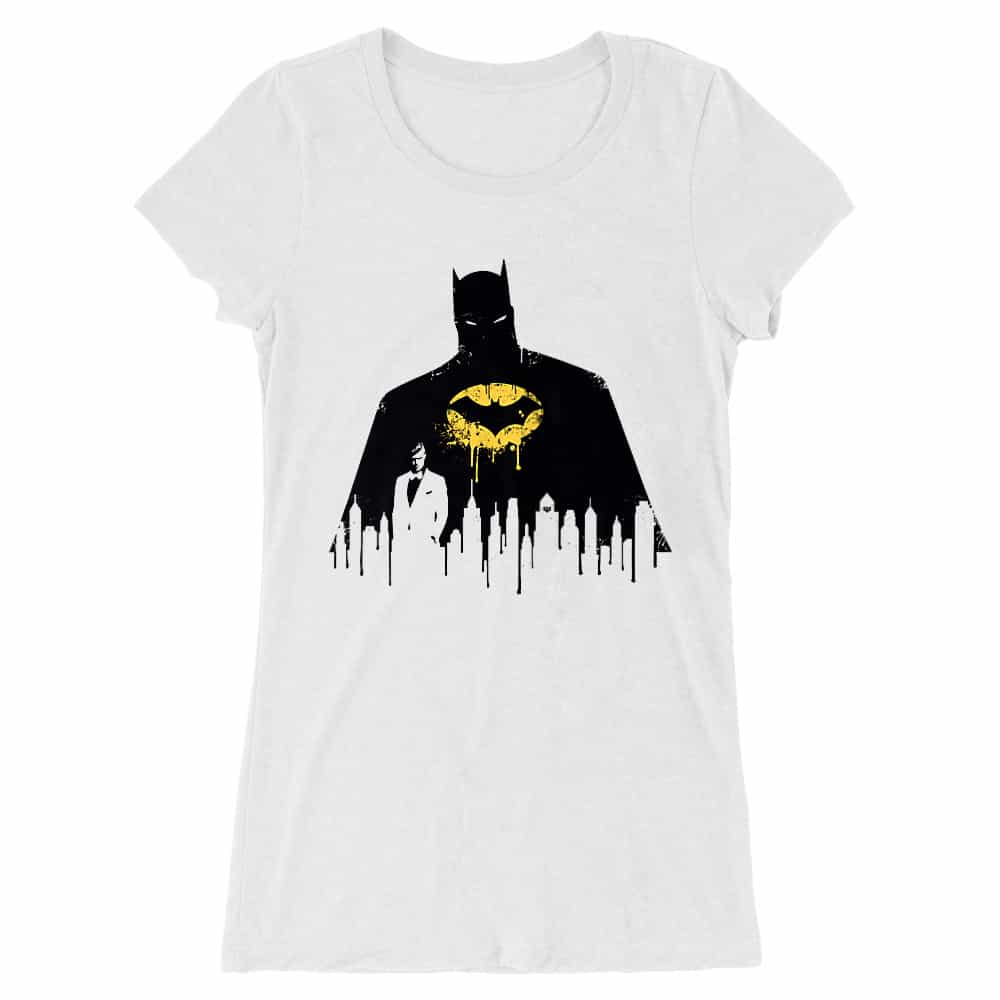 Batman Gotham Silhouette Női Hosszított Póló