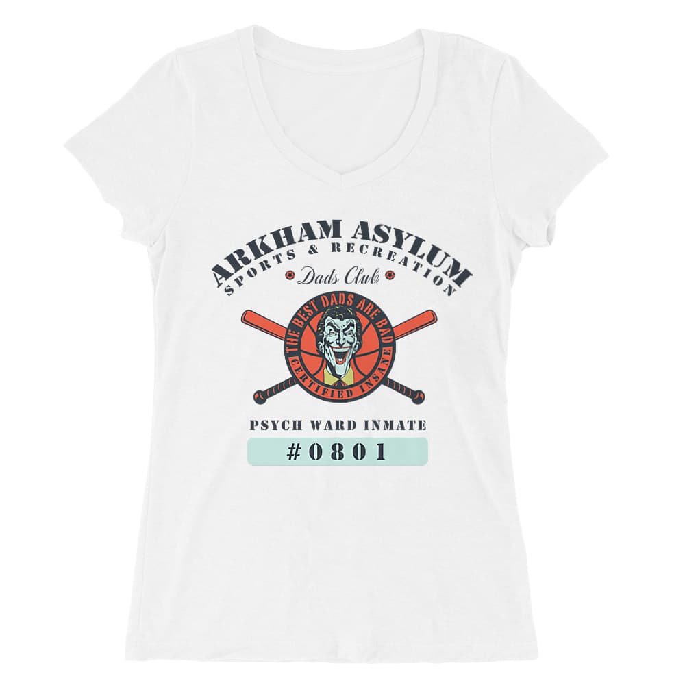 Arkham Asylum Sports Női V-nyakú Póló