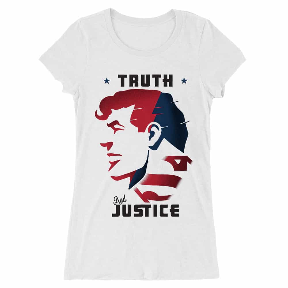 Truth and Justice Női Hosszított Póló