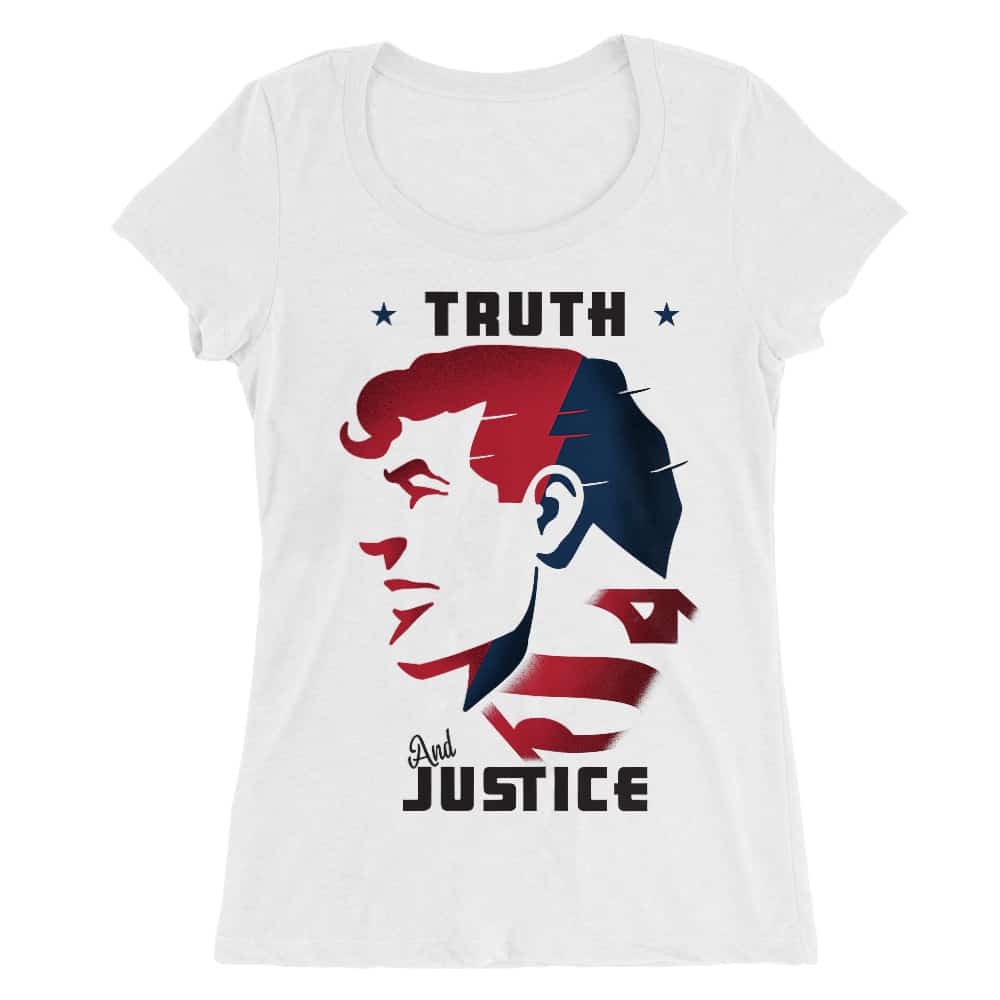 Truth and Justice Női O-nyakú Póló