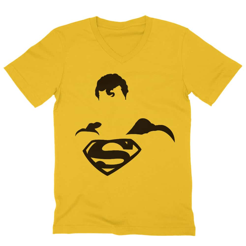 Superman Icon Férfi V-nyakú Póló