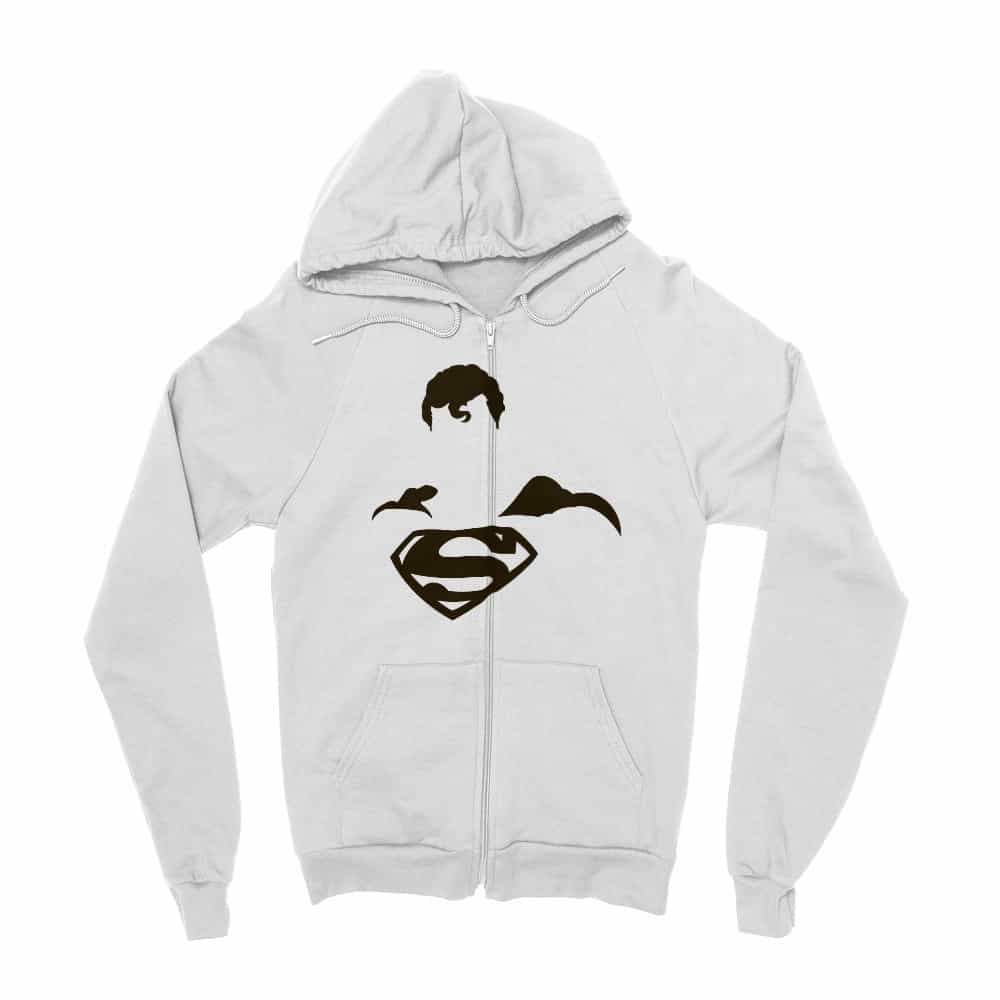 Superman Icon Zipzáros Pulóver