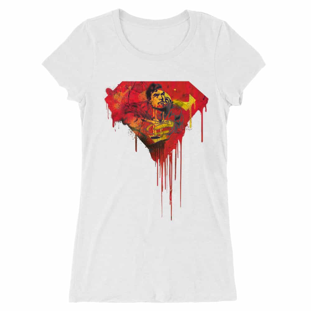 Superman Graffiti Női Hosszított Póló