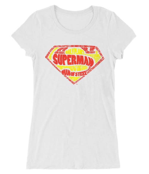 Superman text logo Póló - Ha Superman rajongó ezeket a pólókat tuti imádni fogod!