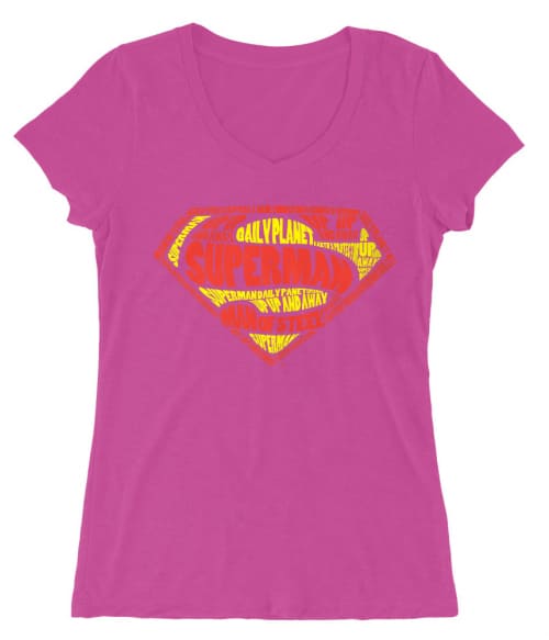 Superman text logo Póló - Ha Superman rajongó ezeket a pólókat tuti imádni fogod!