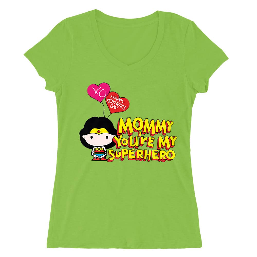 Wonder Woman - Mother's day Női V-nyakú Póló