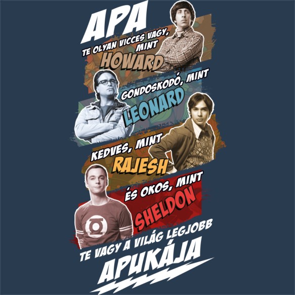 A világ legjobb Apukája - BBT Agymenők Agymenők Agymenők Pólók, Pulóverek, Bögrék - Series