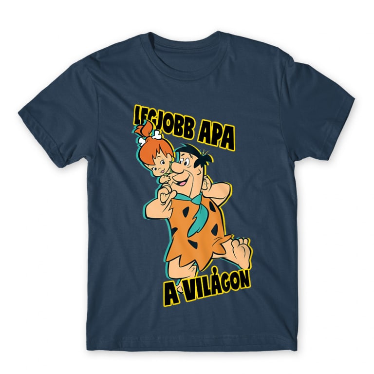 Legjobb apa a világon - Fred Flintstone - Férfi Póló