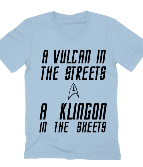 The In Streets Trek T-shirt The Sheets SpaceWombat Vulcan | Klingon In - Star