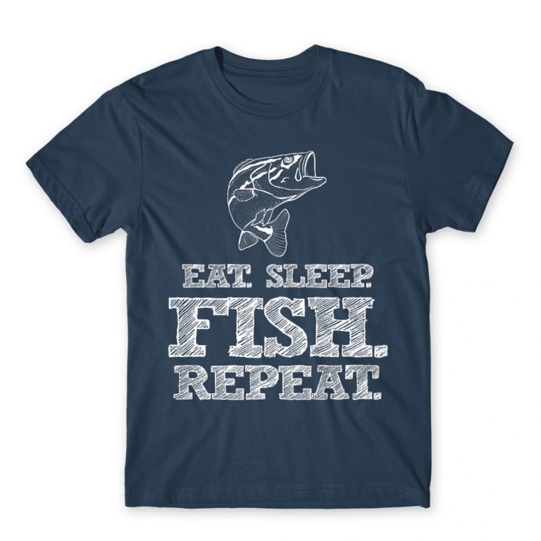 Eat Sleep Fish Repeat Sweatshirt