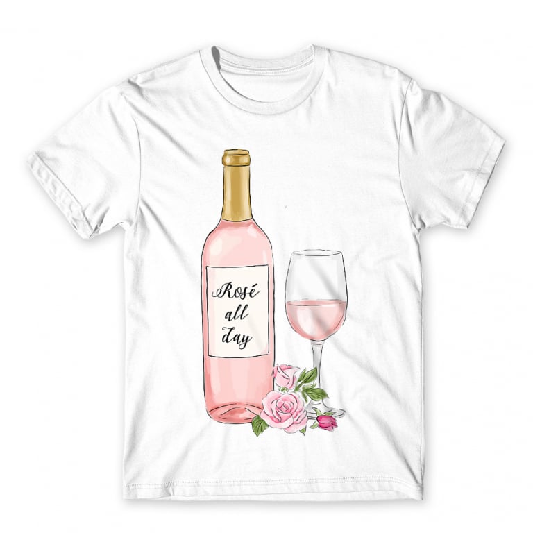 rose wine shirt