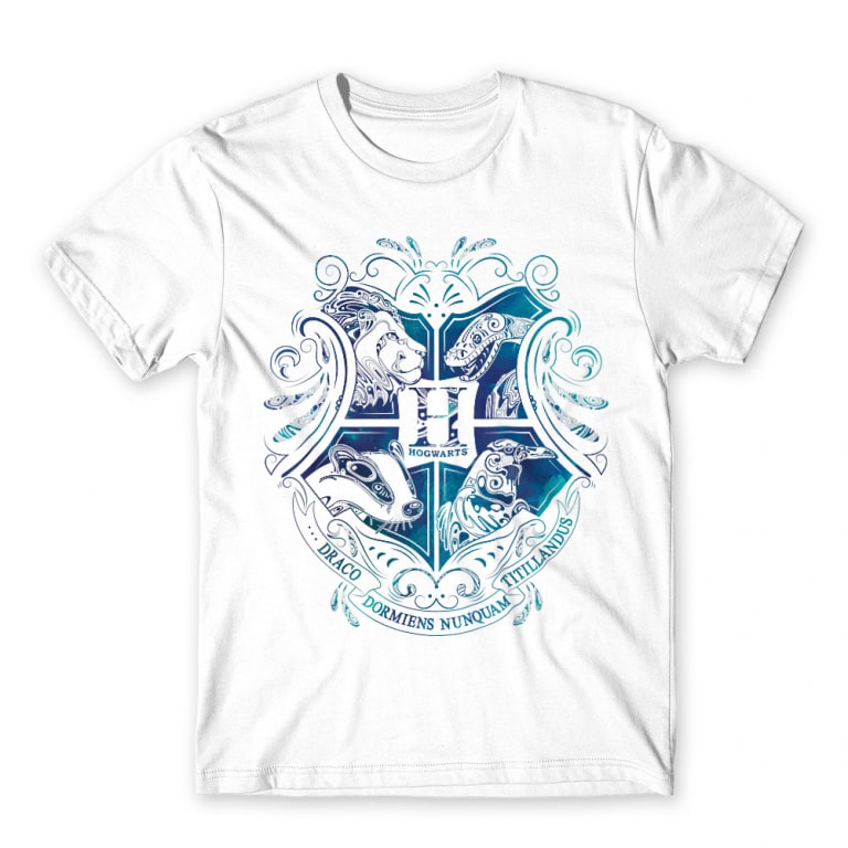 Hogwarts Logo Art T-shirt - Harry Potter | SpaceWombat