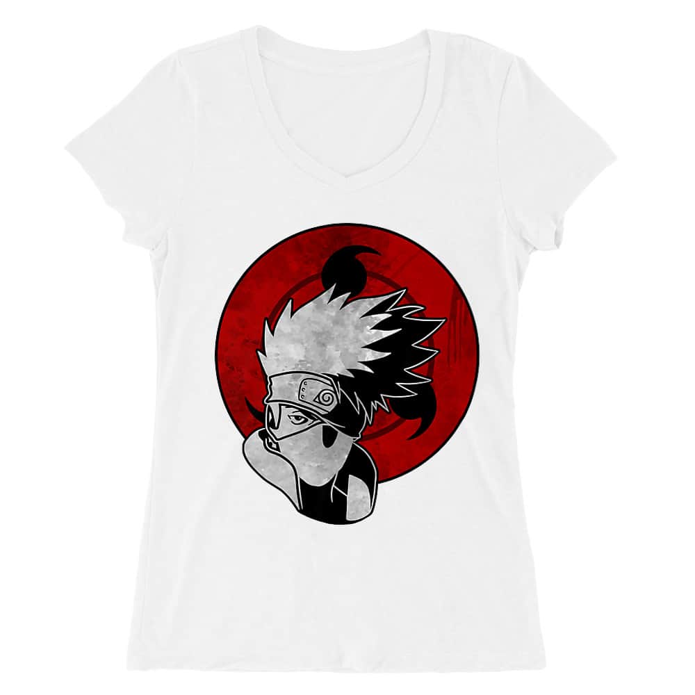 Kakashi Sharingan Női V-nyakú Póló