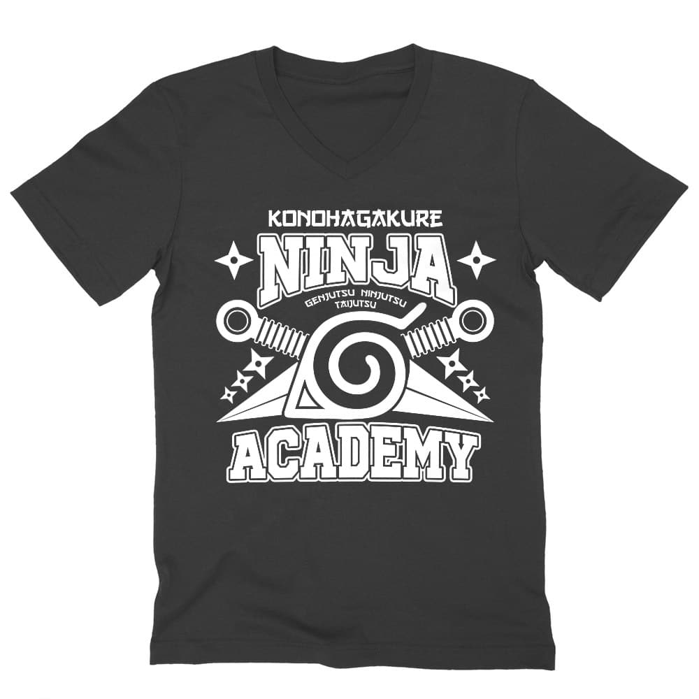 Konohagakure Ninja Academy Férfi V-nyakú Póló