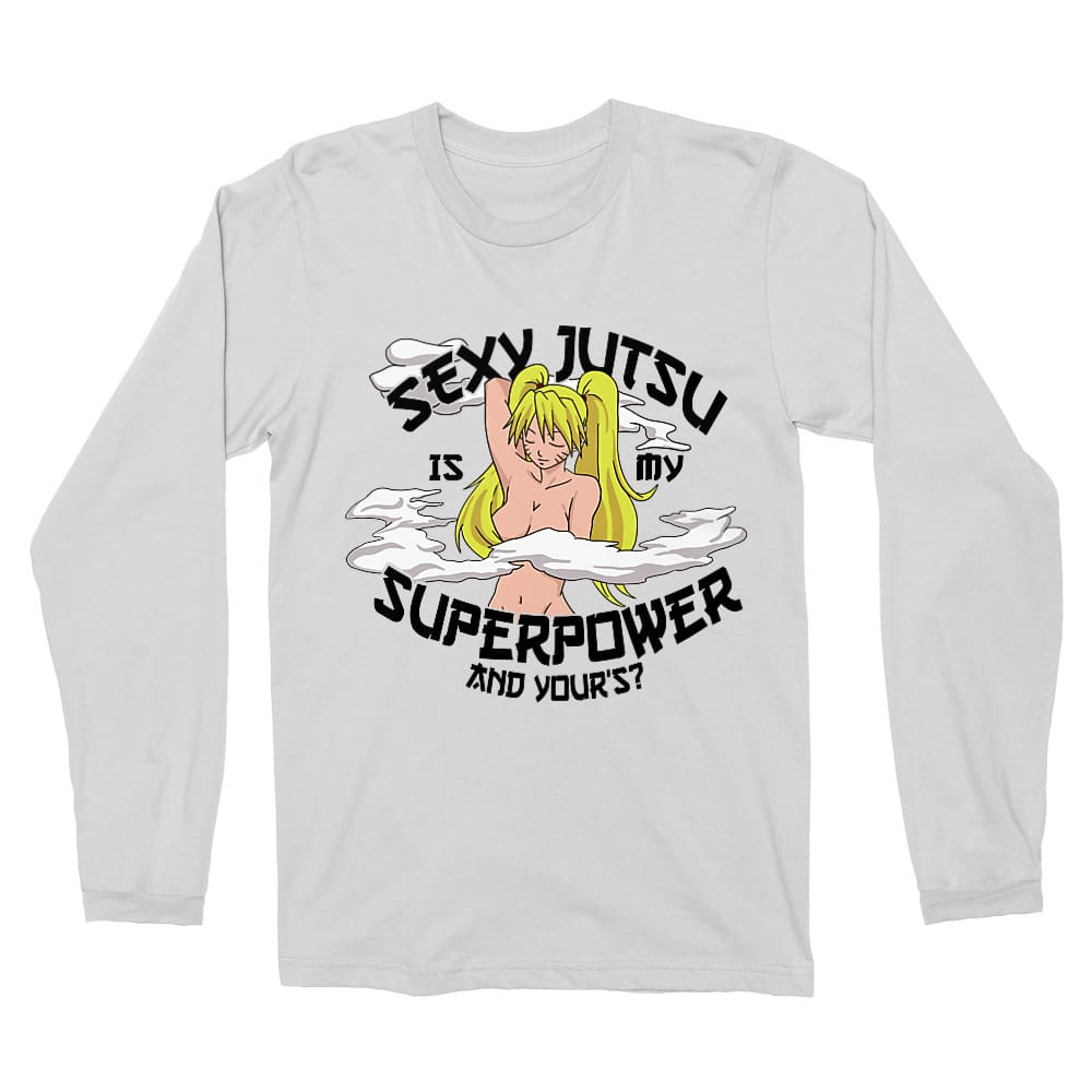 Sexy Jutsu super power Férfi Hosszúujjú Póló