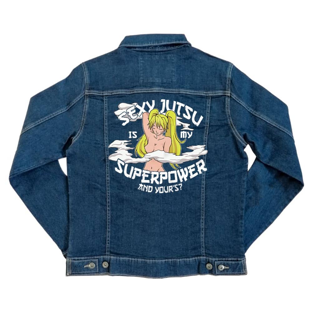 Sexy Jutsu super power Unisex Farmerkabát