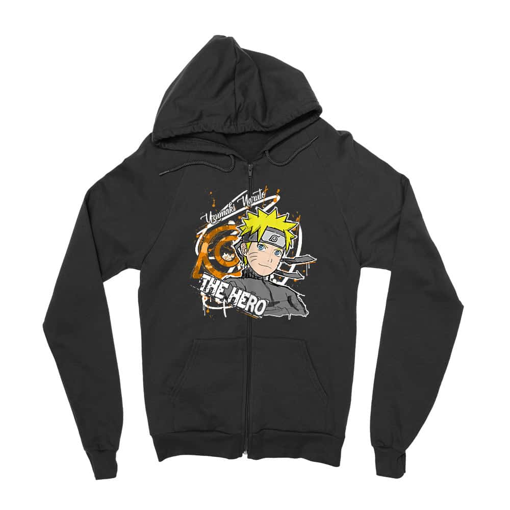 Uzumaki Naruto - The Hero Zipzáros Pulóver