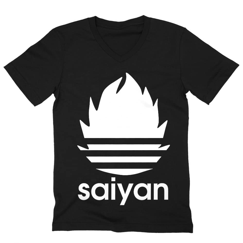 Saiyan Adidas Férfi V-nyakú Póló