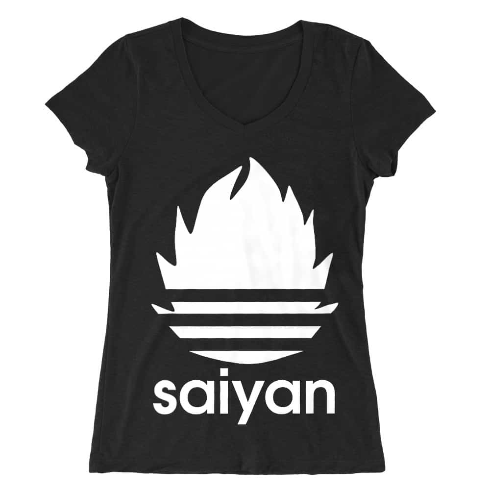 Saiyan Adidas Női V-nyakú Póló