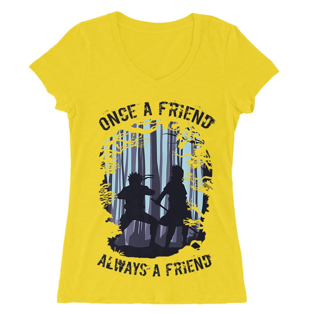 Once a friend Női V-nyakú Póló