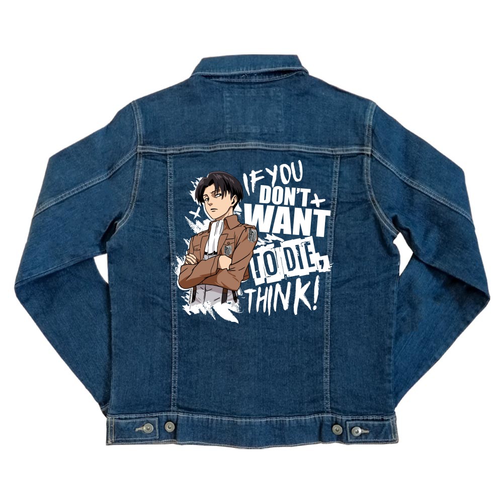 If you don't want to die - Levi Unisex Farmerkabát