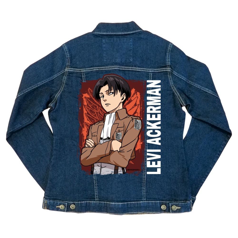 Levi Ackerman - Legion logo Női Farmerkabát