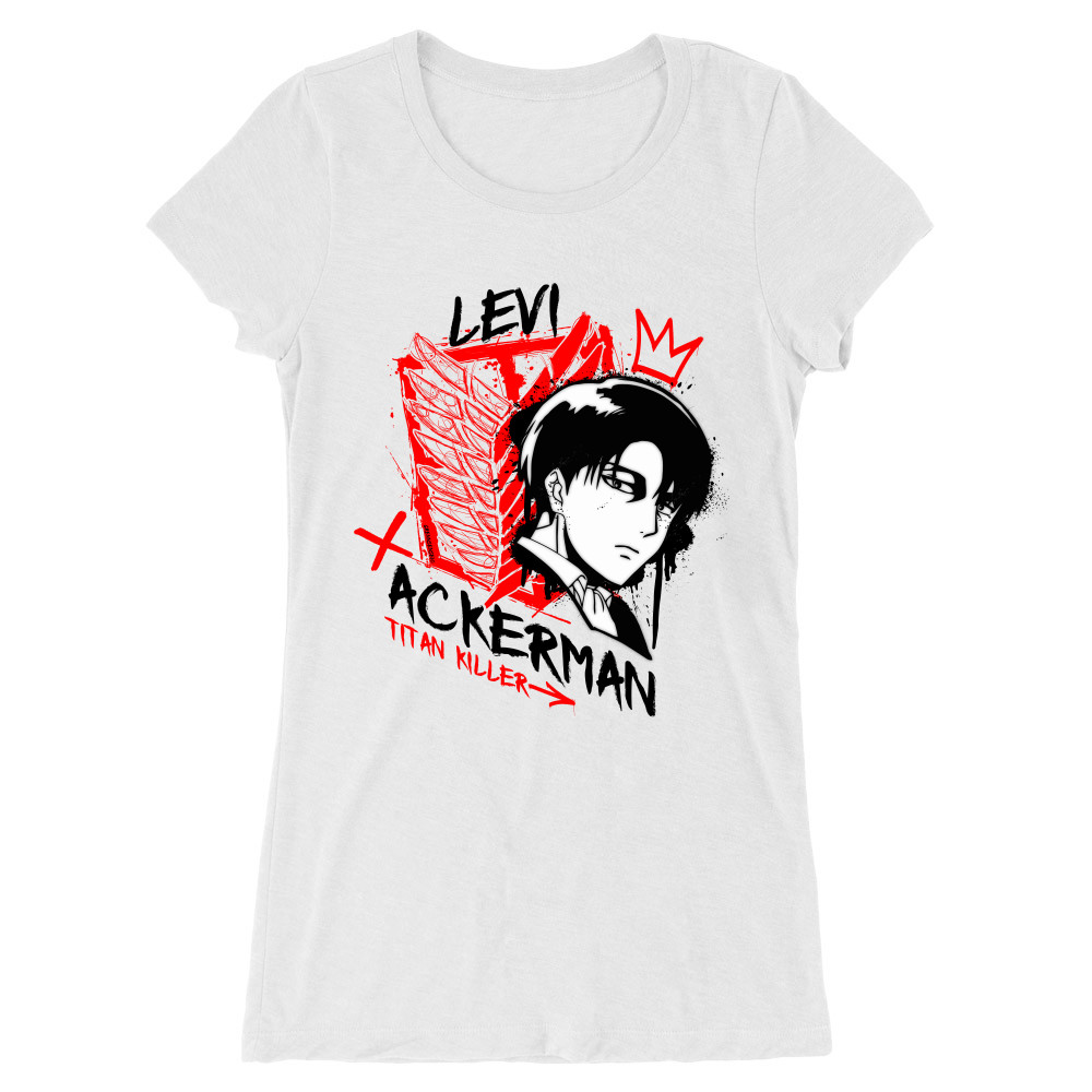 Levi Ackerman - Titan Killer Női Hosszított Póló