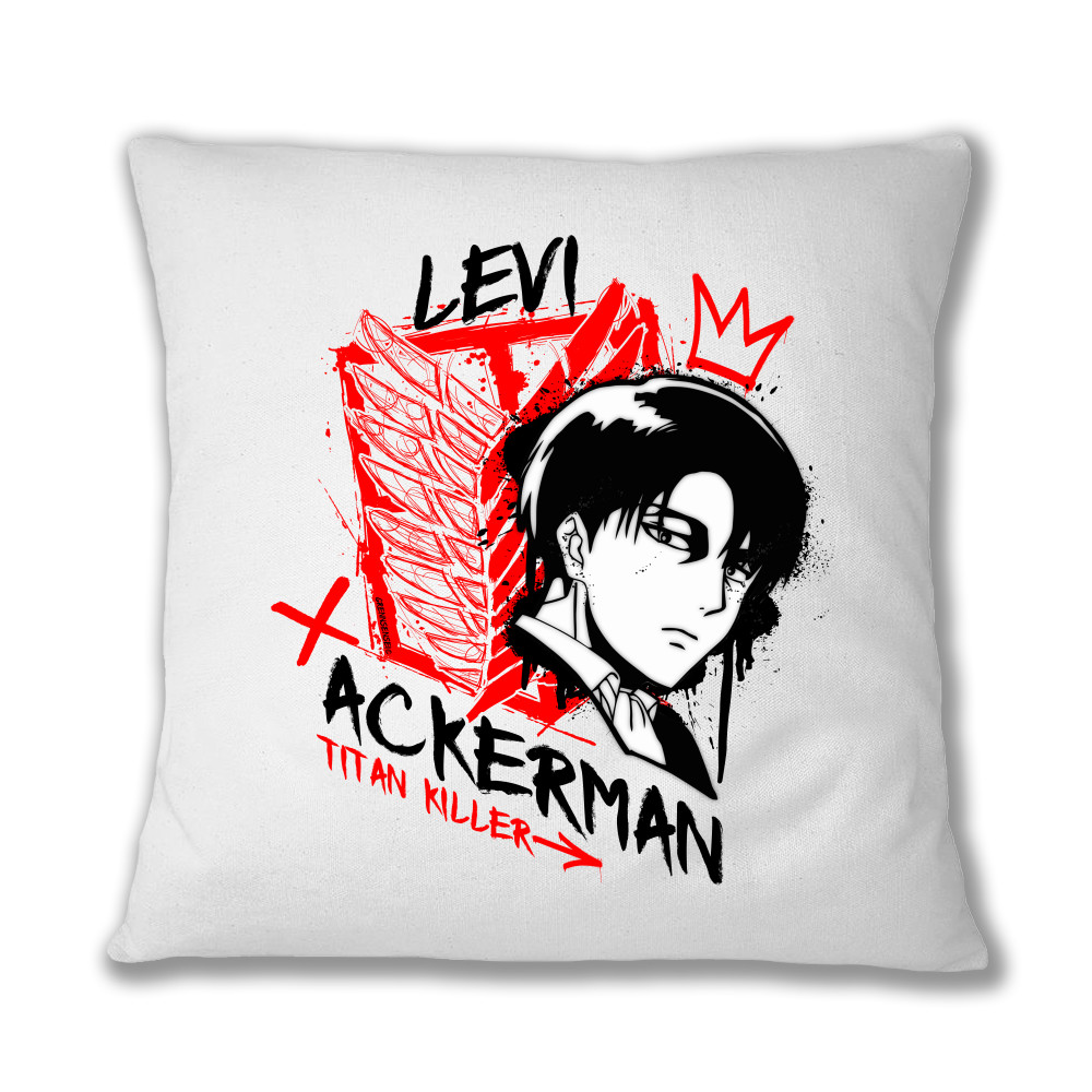 Levi Ackerman - Titan Killer Párnahuzat
