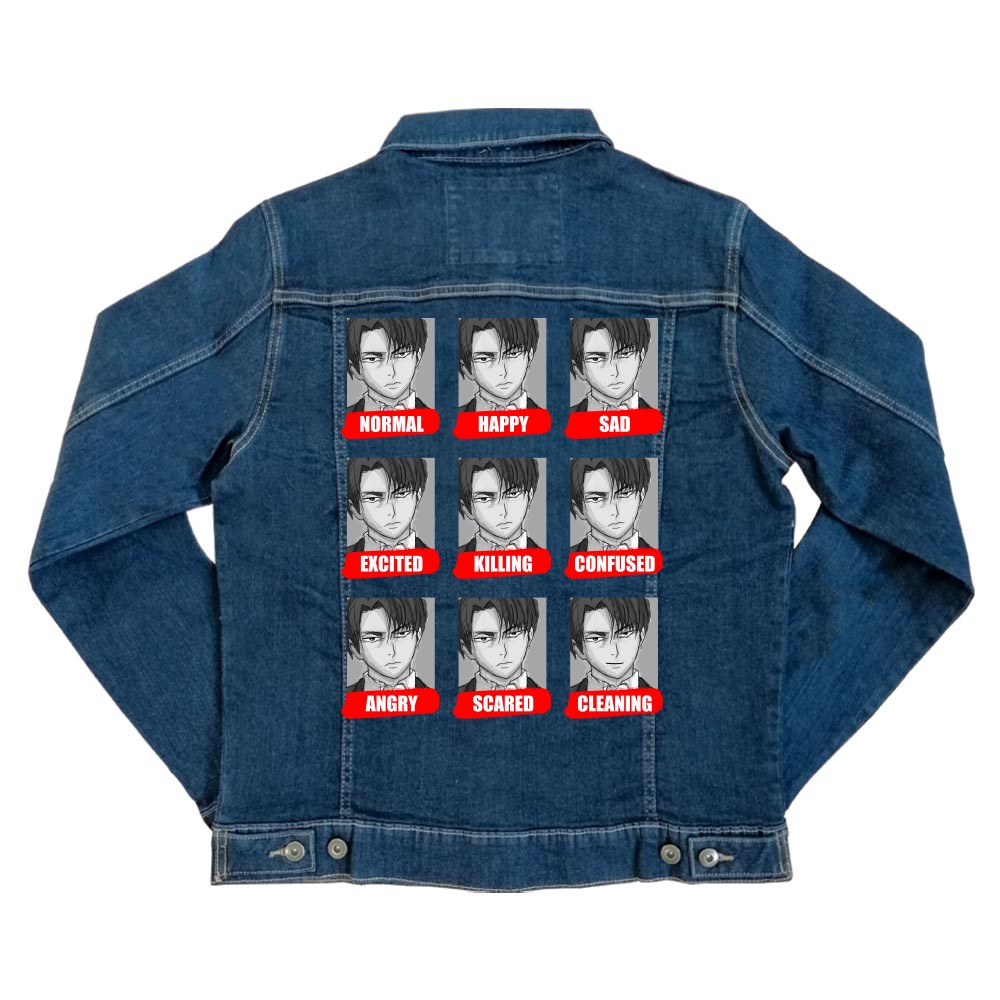 Levi Ackerman mood Unisex Farmerkabát