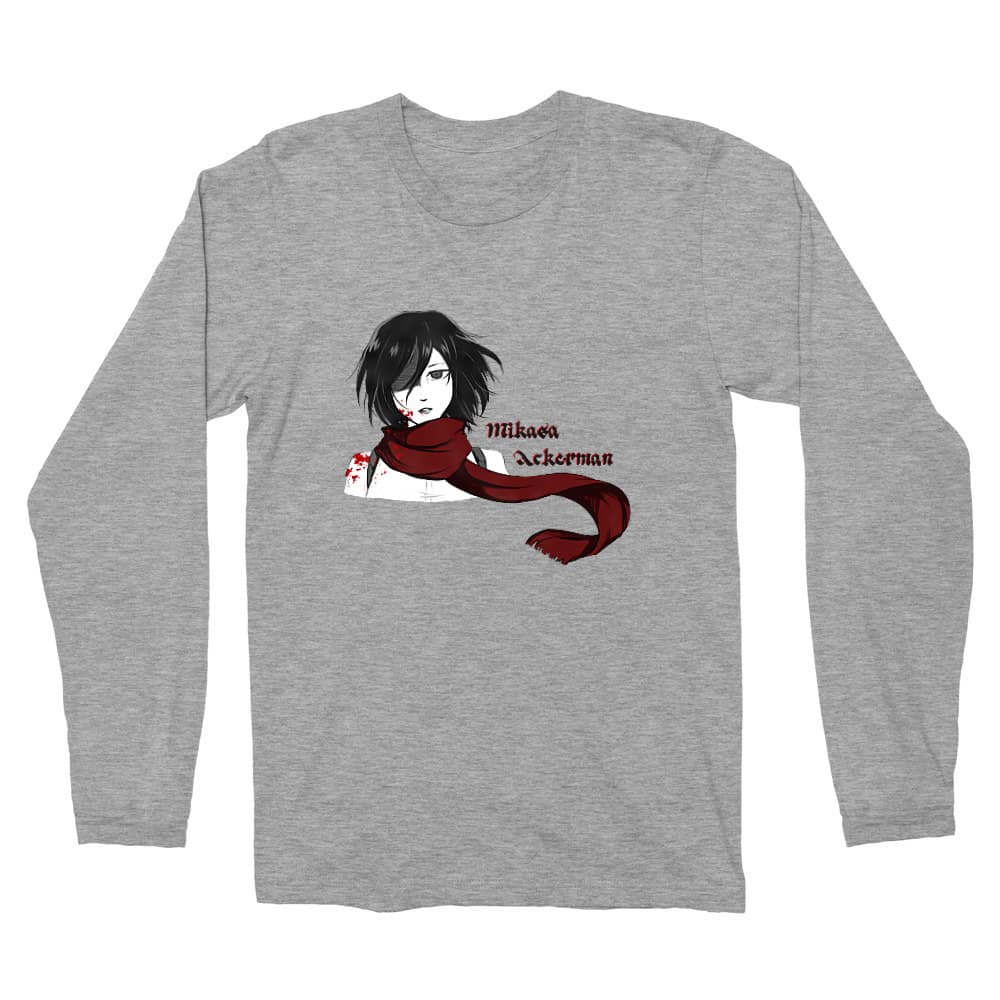 Mikasa Ackerman Férfi Hosszúujjú Póló
