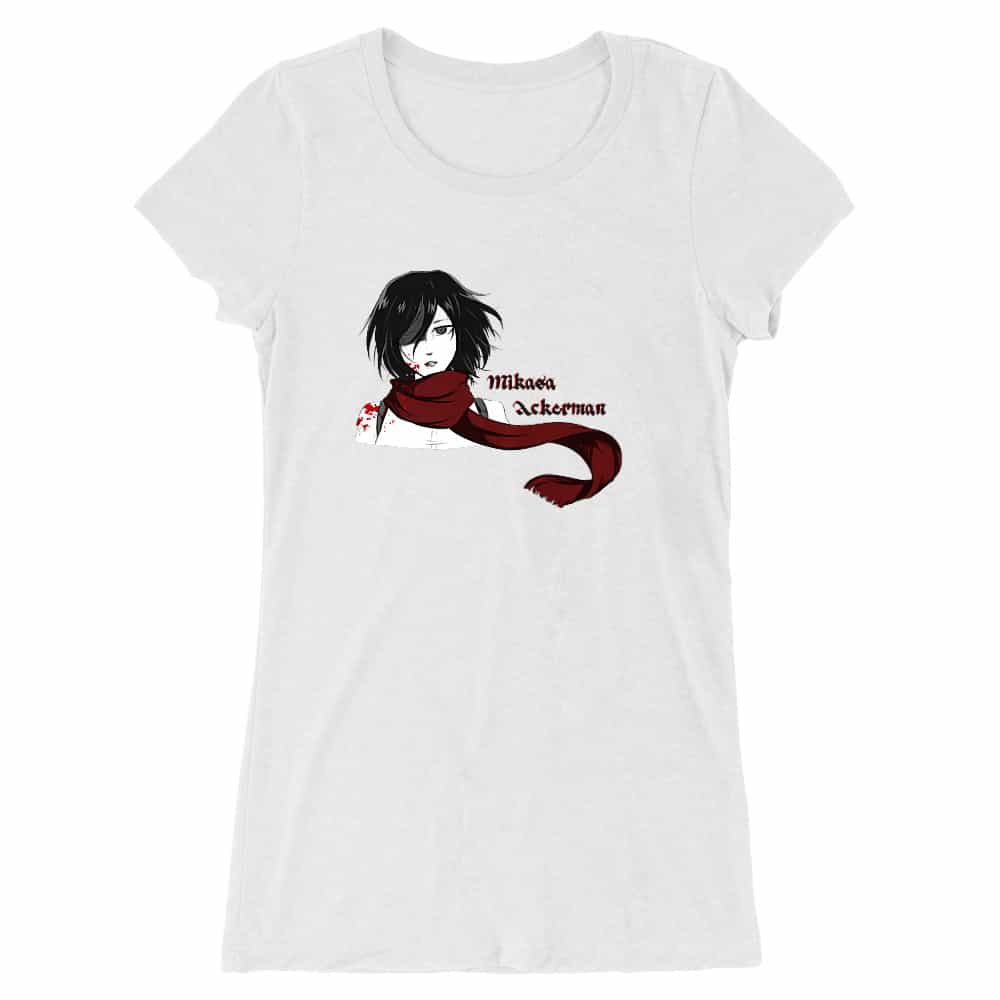 Mikasa Ackerman Női Hosszított Póló