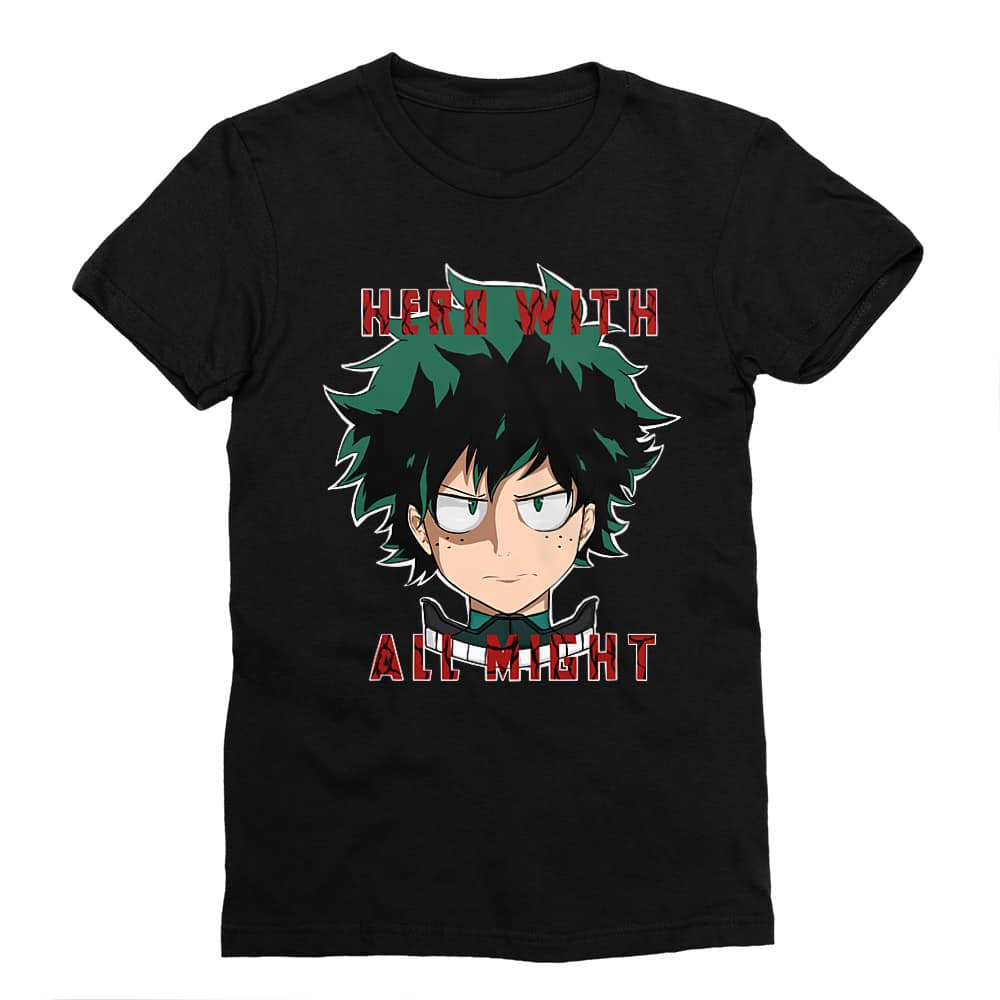 Hero With All Might Férfi Testhezálló Póló