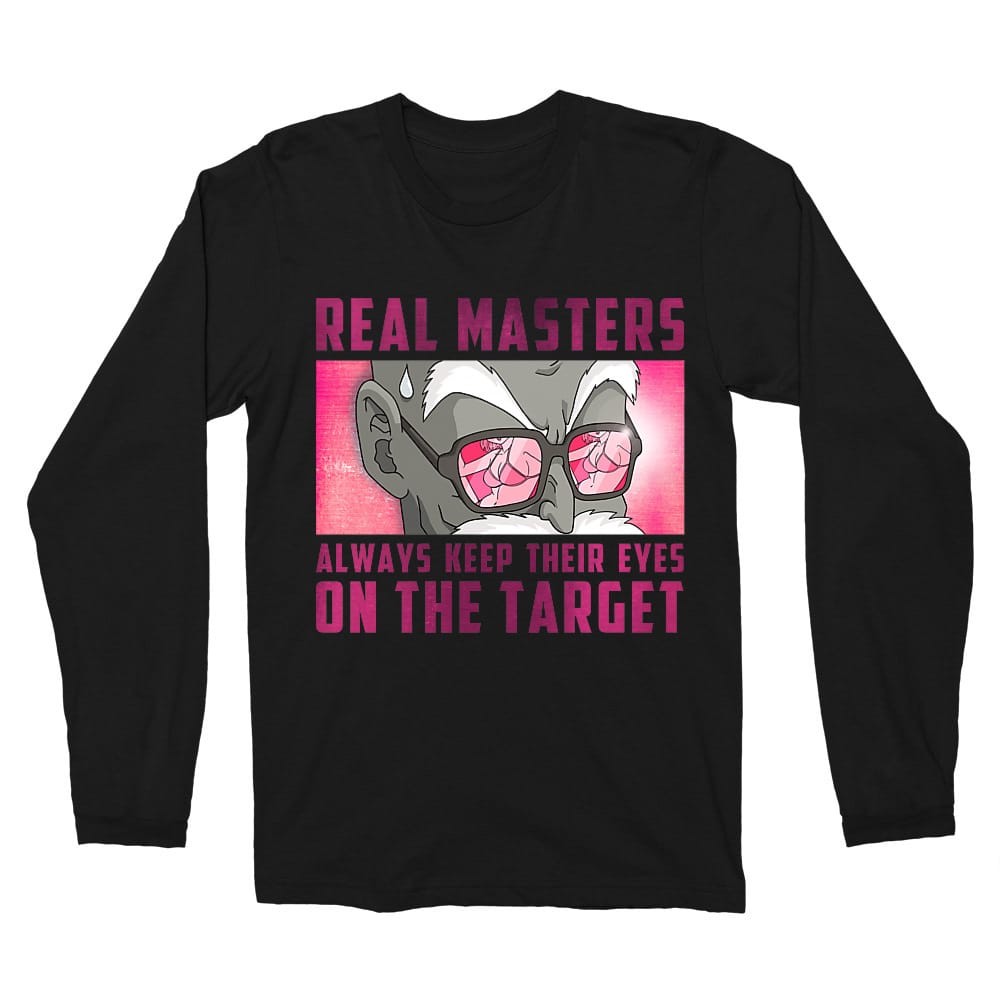 Roshi master target Férfi Hosszúujjú Póló