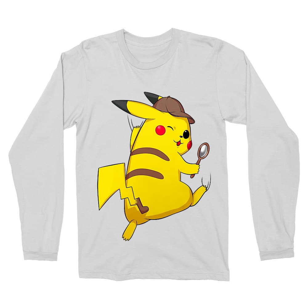 Detetktív Pikachu Férfi Hosszúujjú Póló
