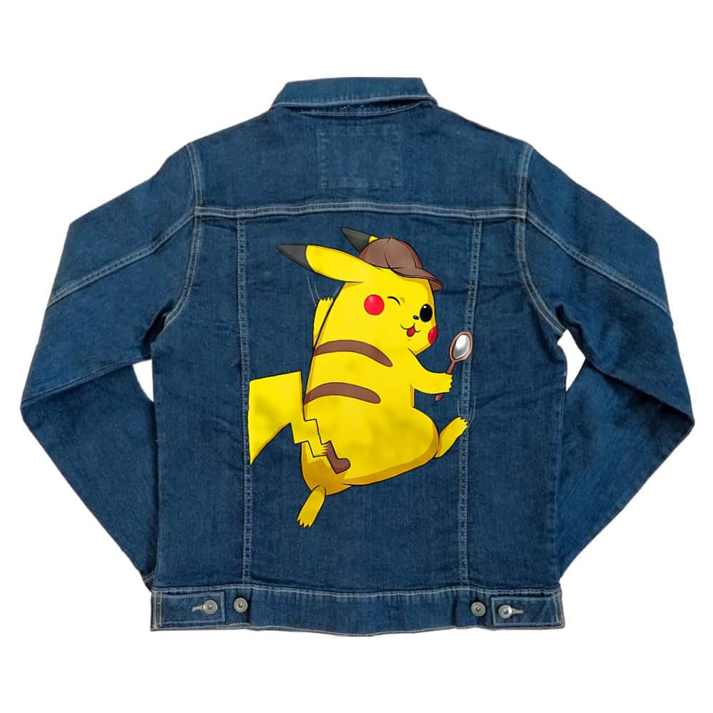 Detetktív Pikachu Unisex Farmerkabát