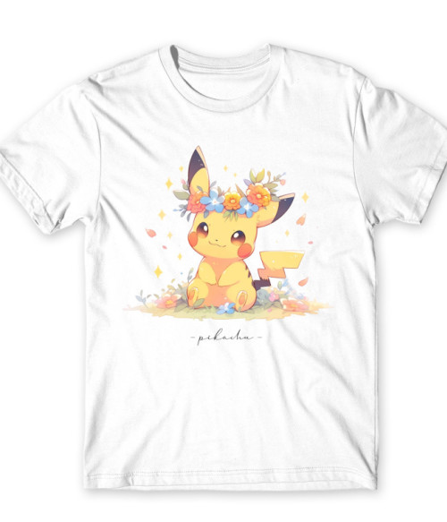 Pikachu - Botanical Pokémon Póló - Pokémon