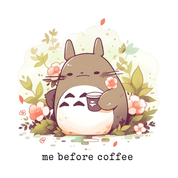 Totoro Coffee My Neighbour Totoro My Neighbour Totoro My Neighbour Totoro Pólók, Pulóverek, Bögrék - My Neighbour Totoro
