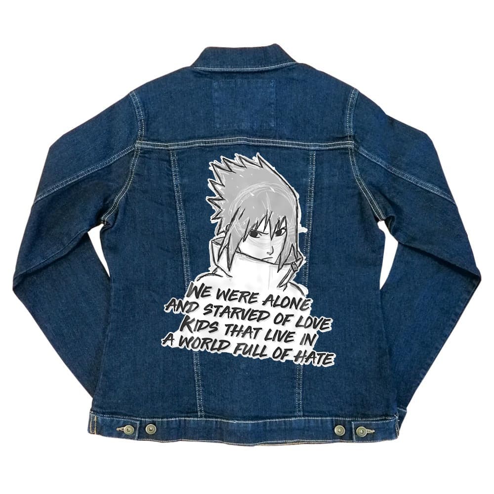 Sasuke quote Női Farmerkabát